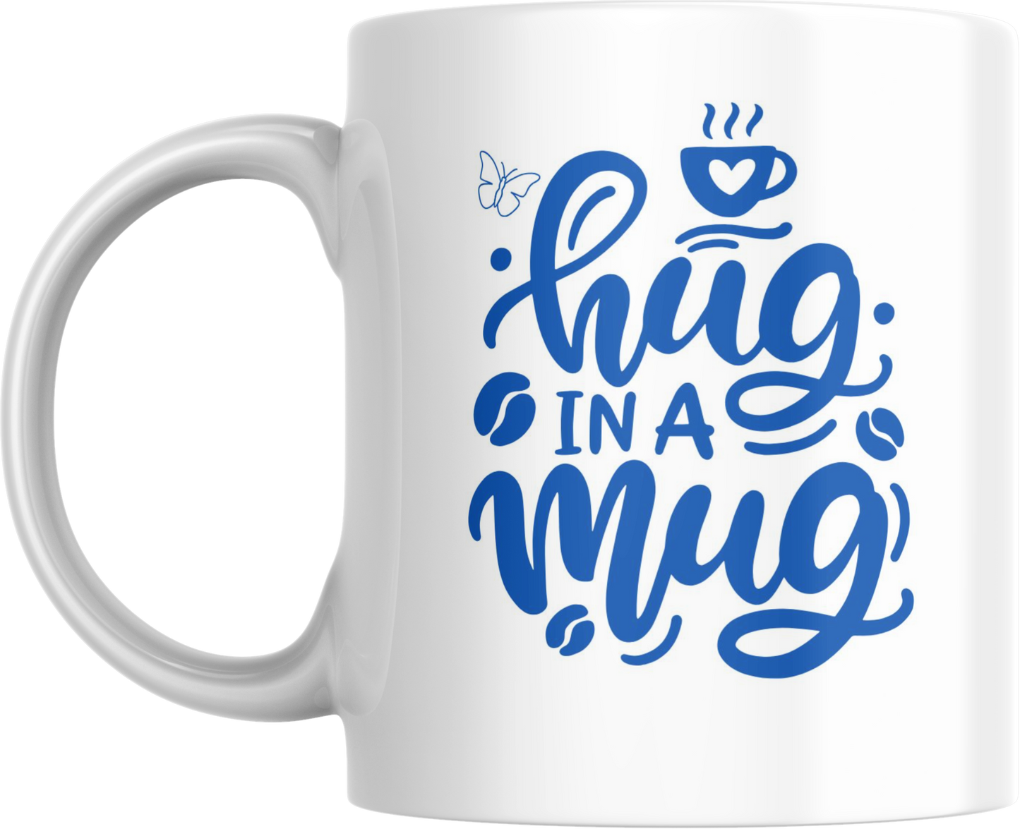 Hug in a Mug Ceramic Mug, Gift for Someone You Care About, 1 Tea Mug, Birthday Gift, Holiday Present, Kitchen Decor