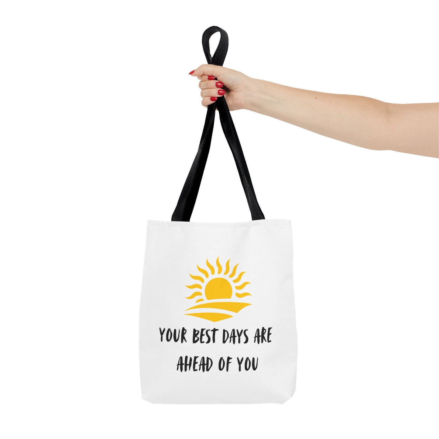 Sunrise Motivational Tote Bag | Inspirational Gift, Summer Accessory, Beach Bag, Everyday Use, Shopping Tote