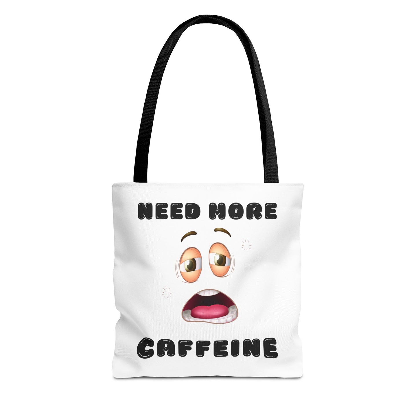 Caffeine Lover's Tote Bag | Funny Coffee Bag | Gift for Coffee Addicts | Reusable Grocery Tote | Motivational Bag