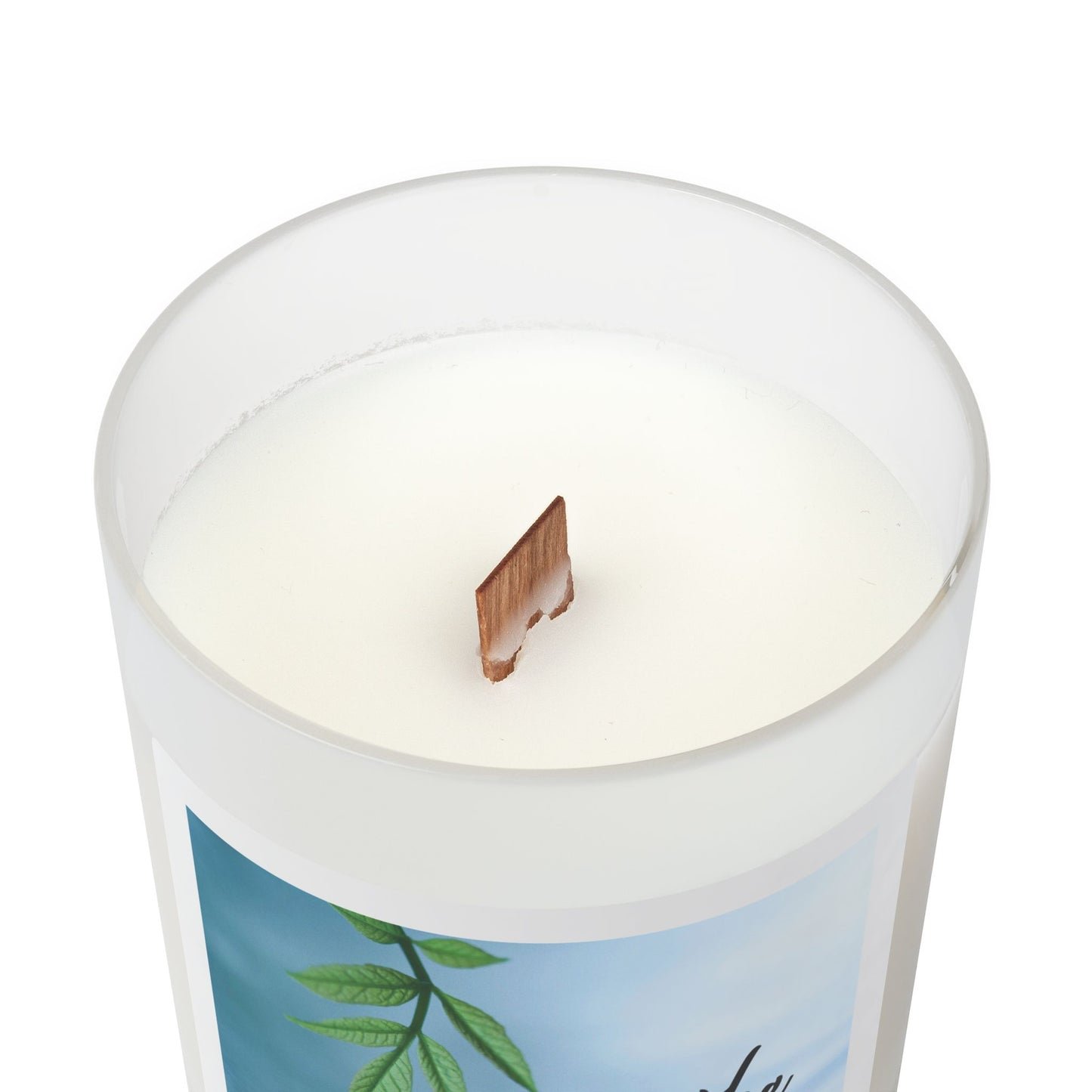 Breathe Scented Candle - 11oz Frosted Glass for Relaxation & Mindfulness