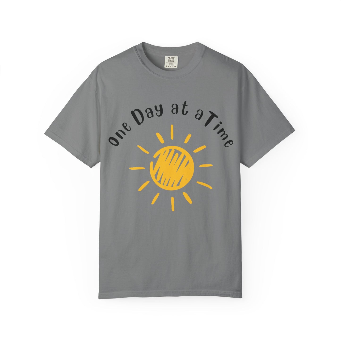 Sunshine Inspirational T-Shirt | One Day at a Time | Unisex Gift for Relaxed Living, Motivational Apparel, Everyday Wear, Summer [...]