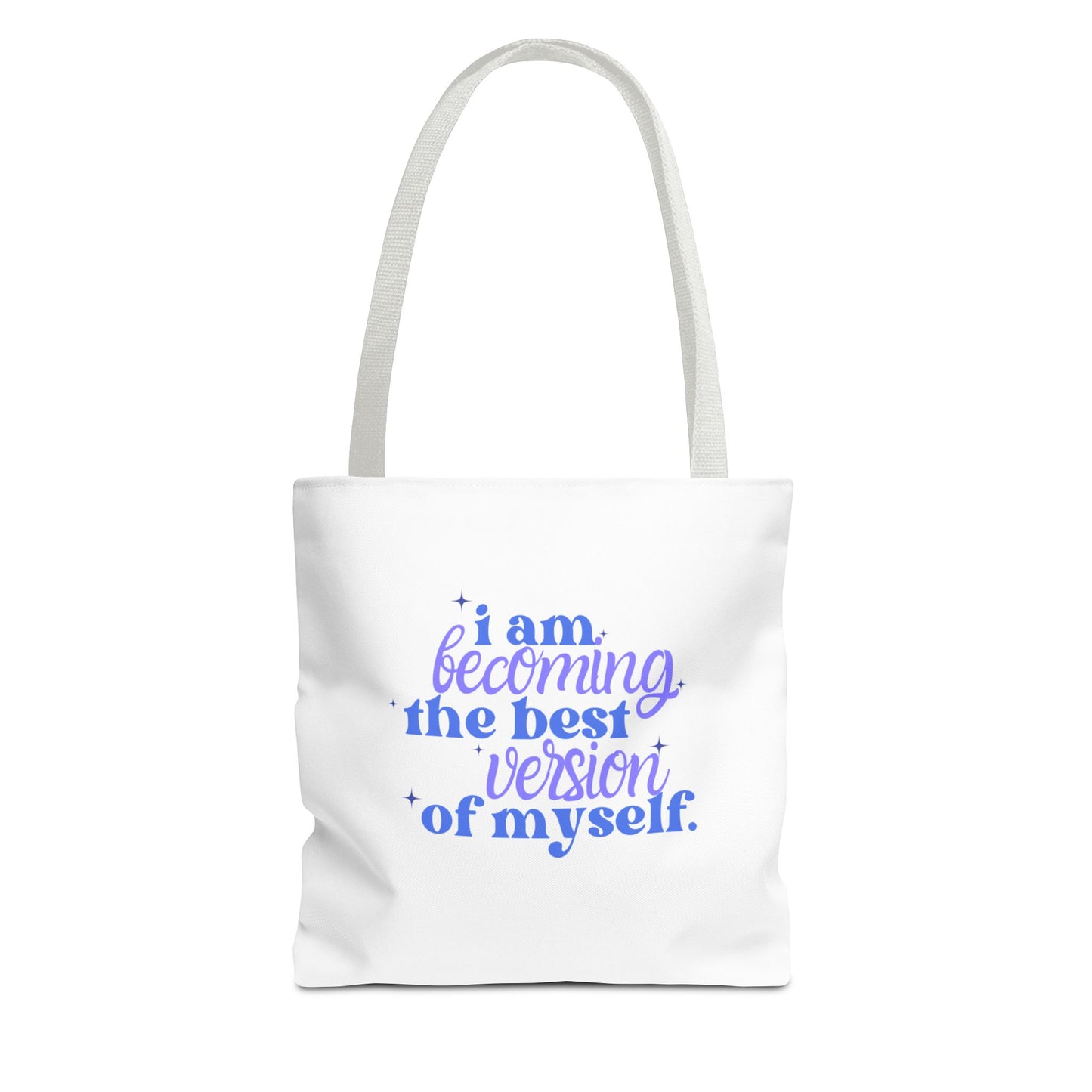 Inspirational Tote Bag, Motivational Bag, Reusable Shopping Bag, Self-Improvement Gift, Eco-Friendly Tote, Everyday Carry