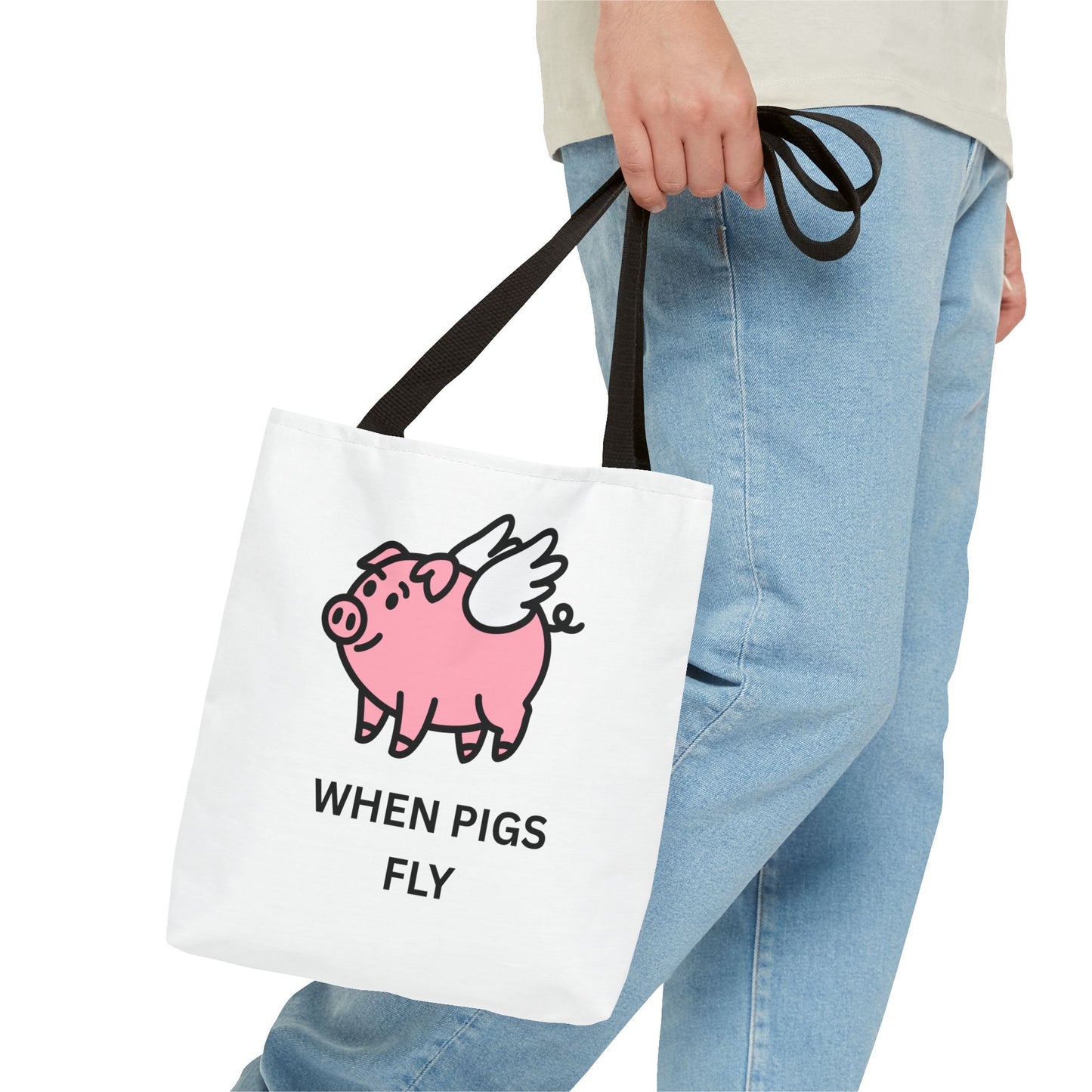 Whimsical Pig Fly Tote Bag, Fun Eco-Friendly Shopping Bag, Cute Gift for Animal Lovers, Funny Reusable Grocery Bag, Great for [...]