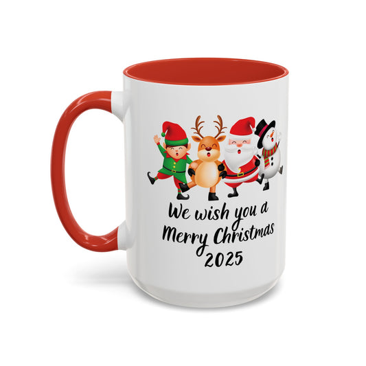 Festive Christmas Coffee Mug 2025- Perfect Holiday Gift for Coffee Lovers, Christmas Decor, Hot Cocoa, Winter Celebrations