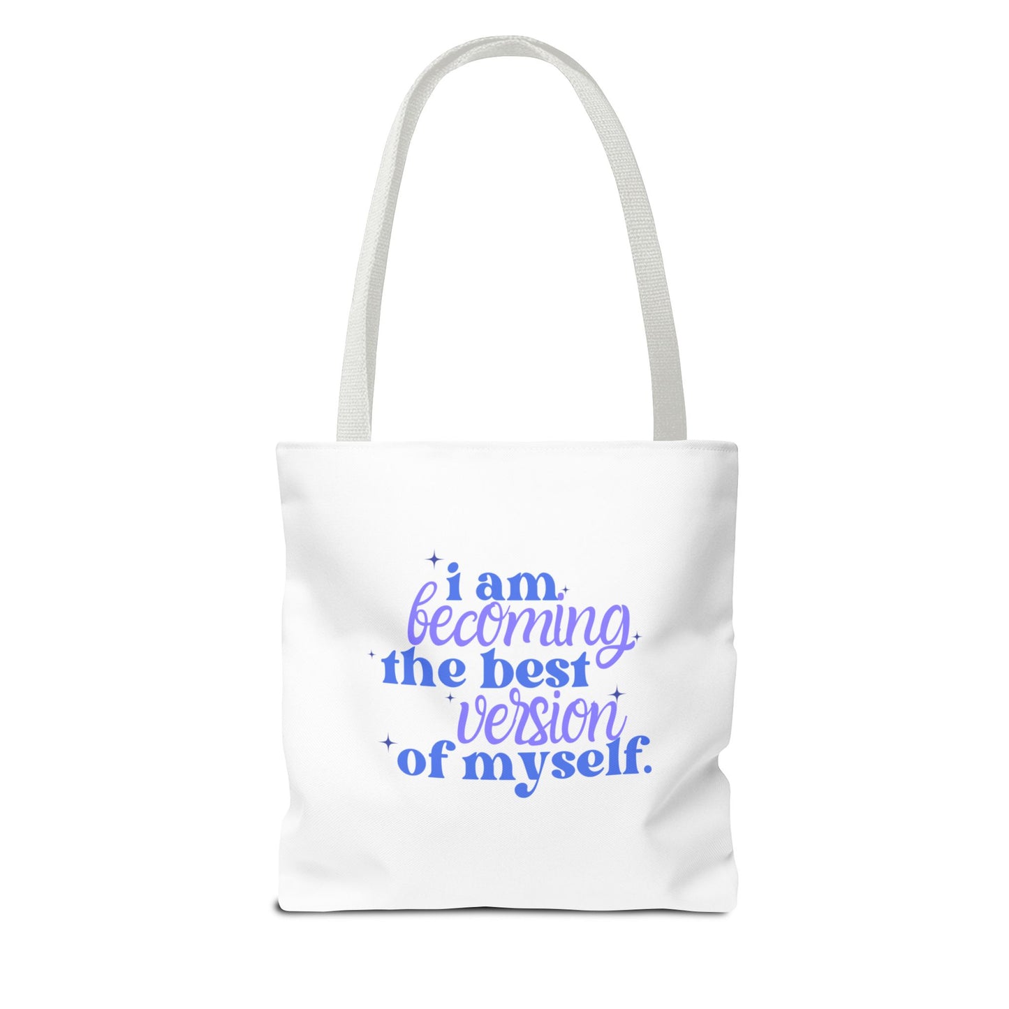Inspirational Tote Bag, Motivational Bag, Reusable Shopping Bag, Self-Improvement Gift, Eco-Friendly Tote, Everyday Carry