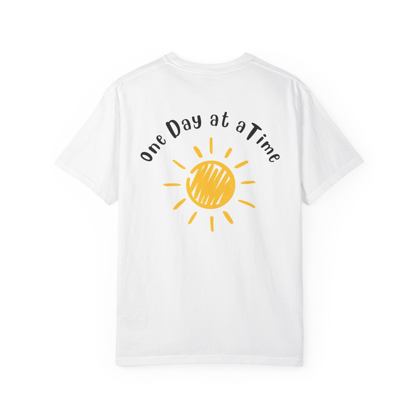 Sunshine Inspirational T-Shirt | One Day at a Time | Unisex Gift for Relaxed Living, Motivational Apparel, Everyday Wear, Summer [...]