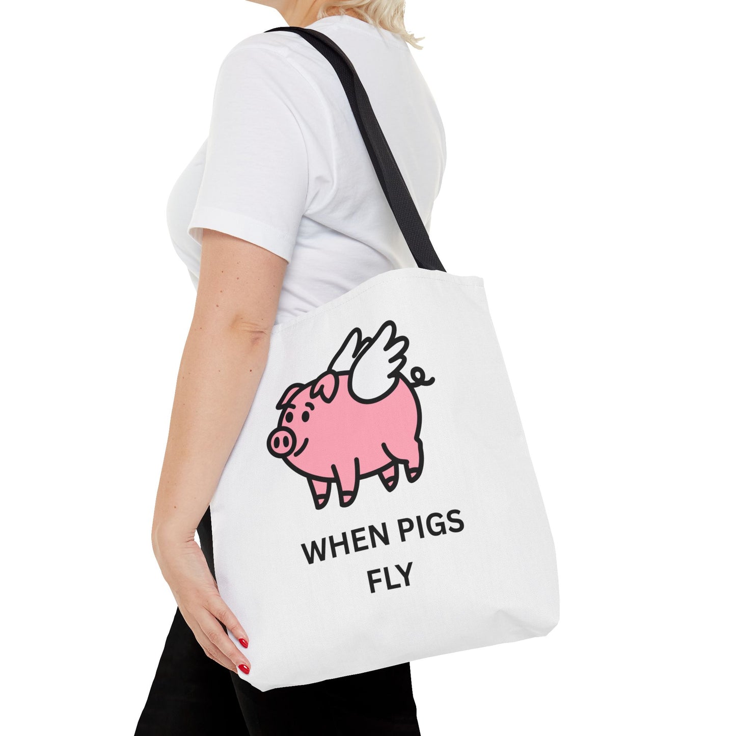 Whimsical Pig Fly Tote Bag, Fun Eco-Friendly Shopping Bag, Cute Gift for Animal Lovers, Funny Reusable Grocery Bag, Great for [...]
