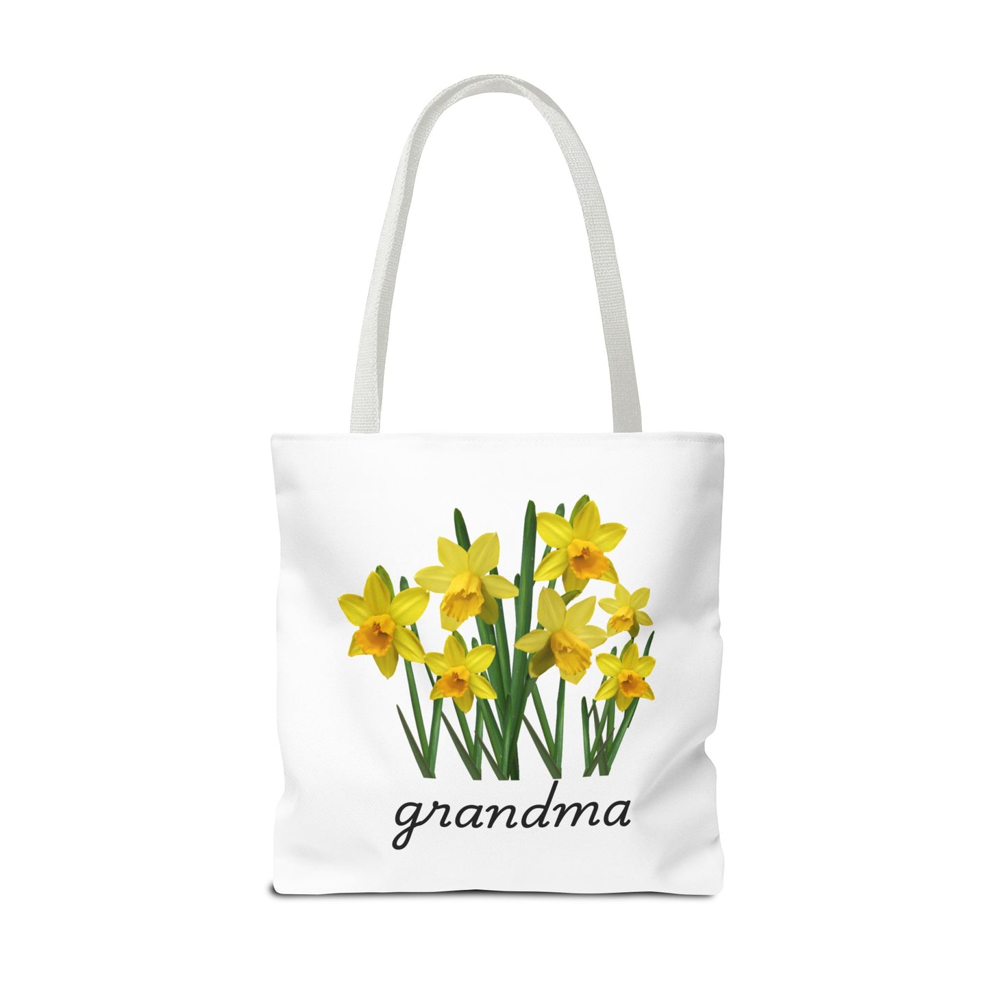 Floral Grandma Tote Bag, Gift for Grandma, Mother's Day Tote, Eco-Friendly Shopping Tote
