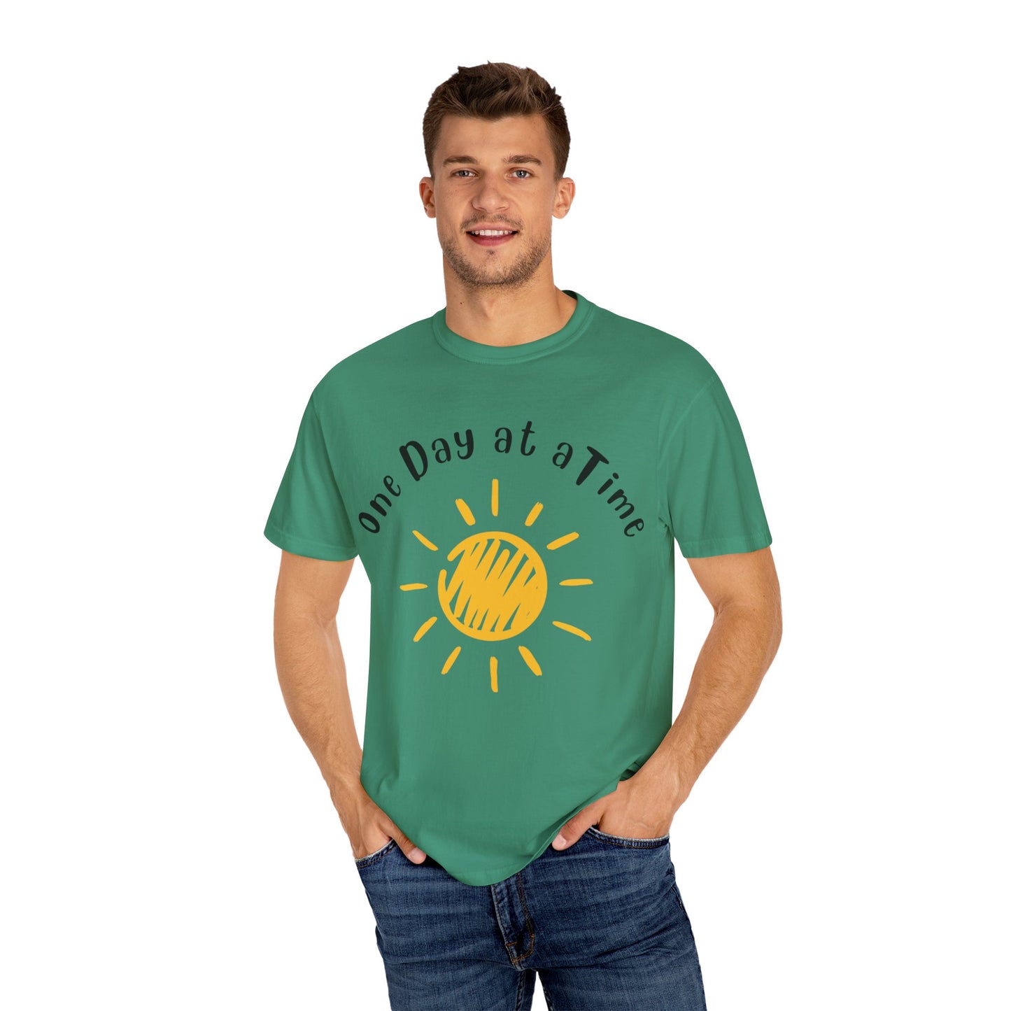 Sunshine Inspirational T-Shirt | One Day at a Time | Unisex Gift for Relaxed Living, Motivational Apparel, Everyday Wear, Summer [...]