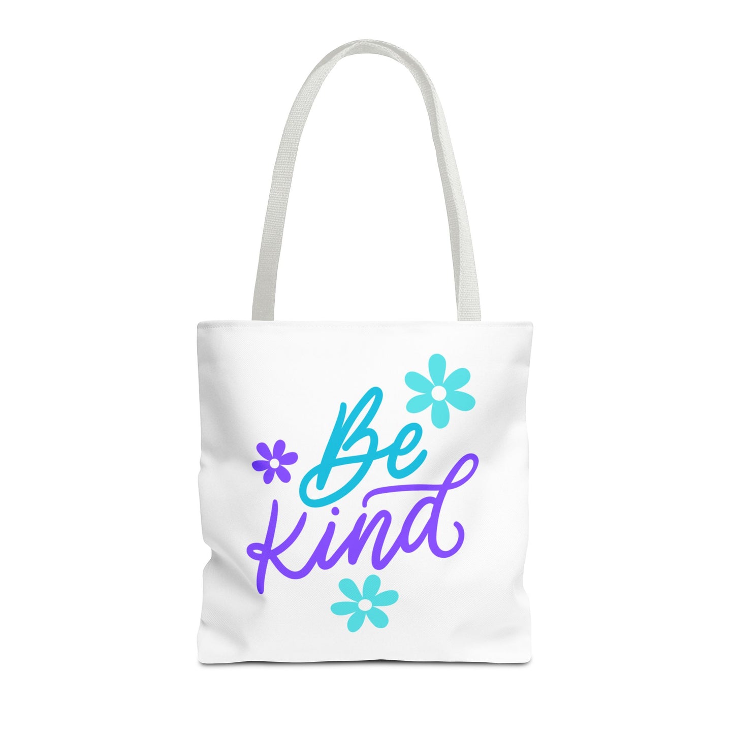 Be Kind Floral Tote Bag | Eco-Friendly Shopping Bag, Gift for Friends, Positive Affirmation Bag, Beach Tote, Everyday Use