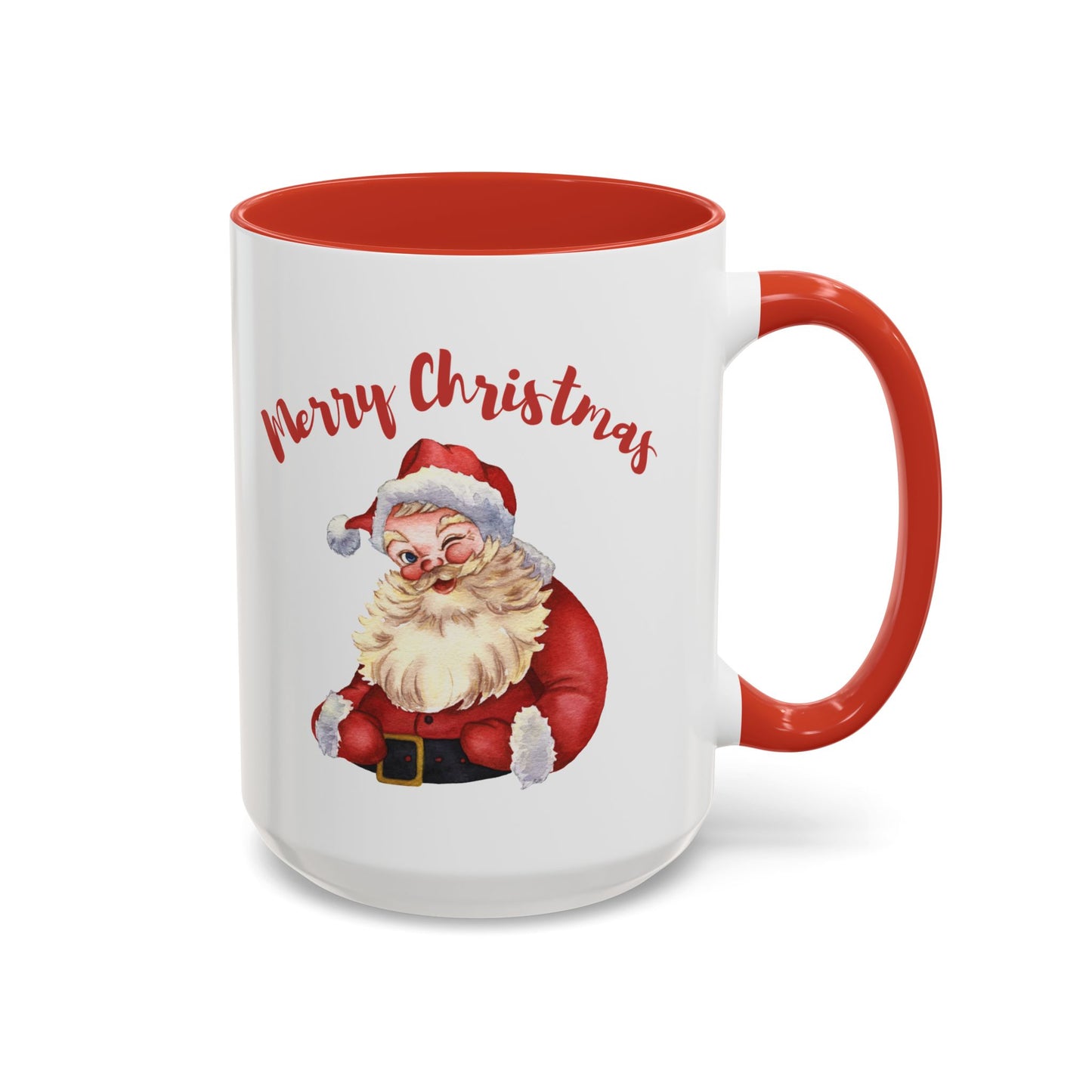 Christmas Old Fashioned Santa Accent Coffee Mug – 11oz & 15oz