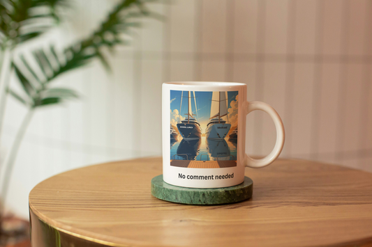 Ceramic Mug - Yachts 'Medicaid & School Lunch' Design, Tax Breaks, Political Humor, Protest, Activist Gift, Social Justice Mug, Liberal