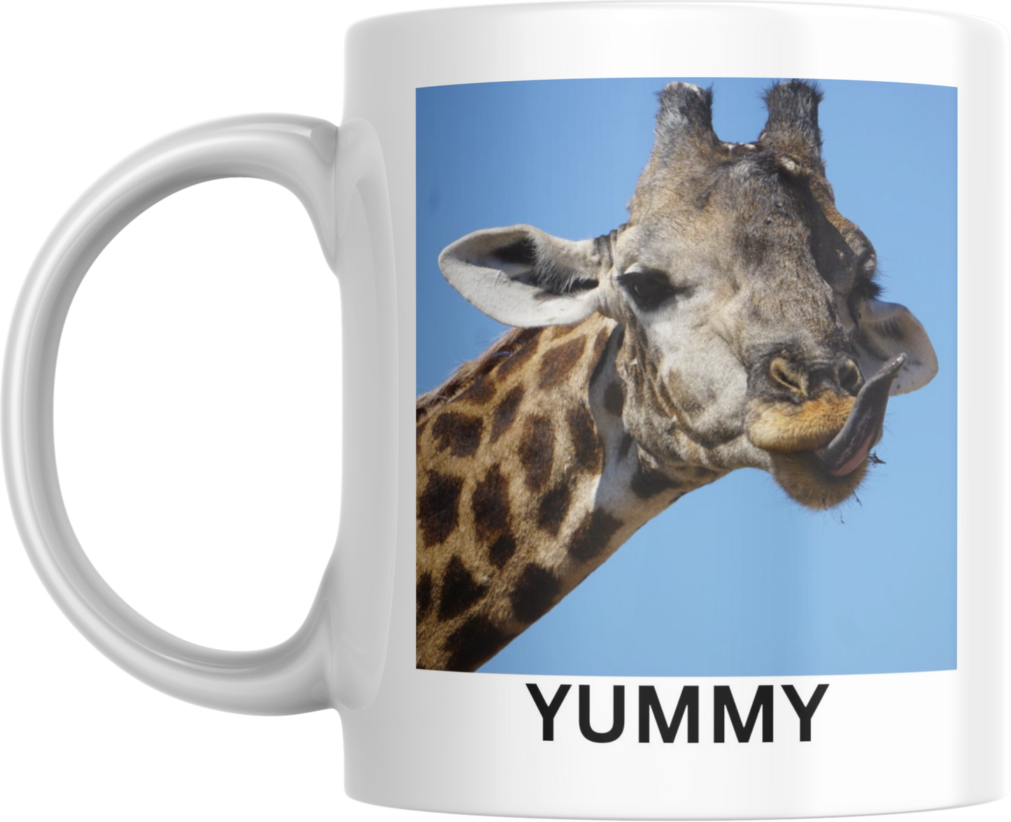 Giraffe Love Ceramic Mug | Coffee Cup, Animal Lover Gift, Home Decor, Birthday Present, Funny Mug