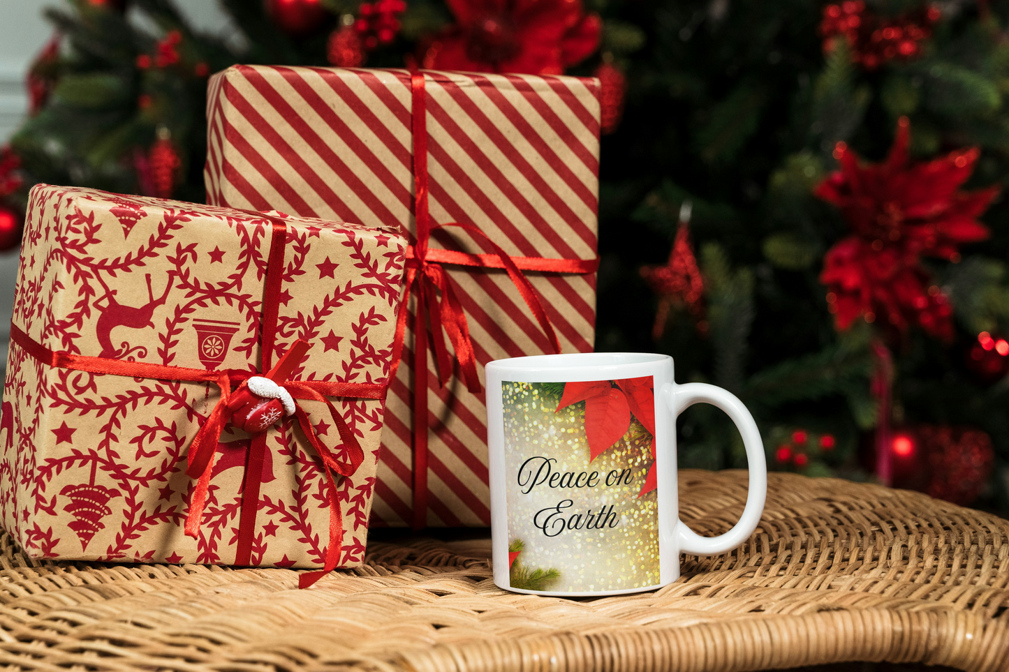 Christmas Peace on Earth Ceramic Mug