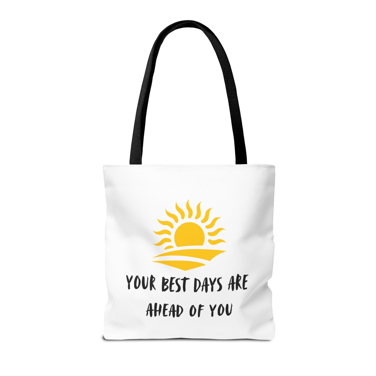 Sunrise Motivational Tote Bag | Inspirational Gift, Summer Accessory, Beach Bag, Everyday Use, Shopping Tote