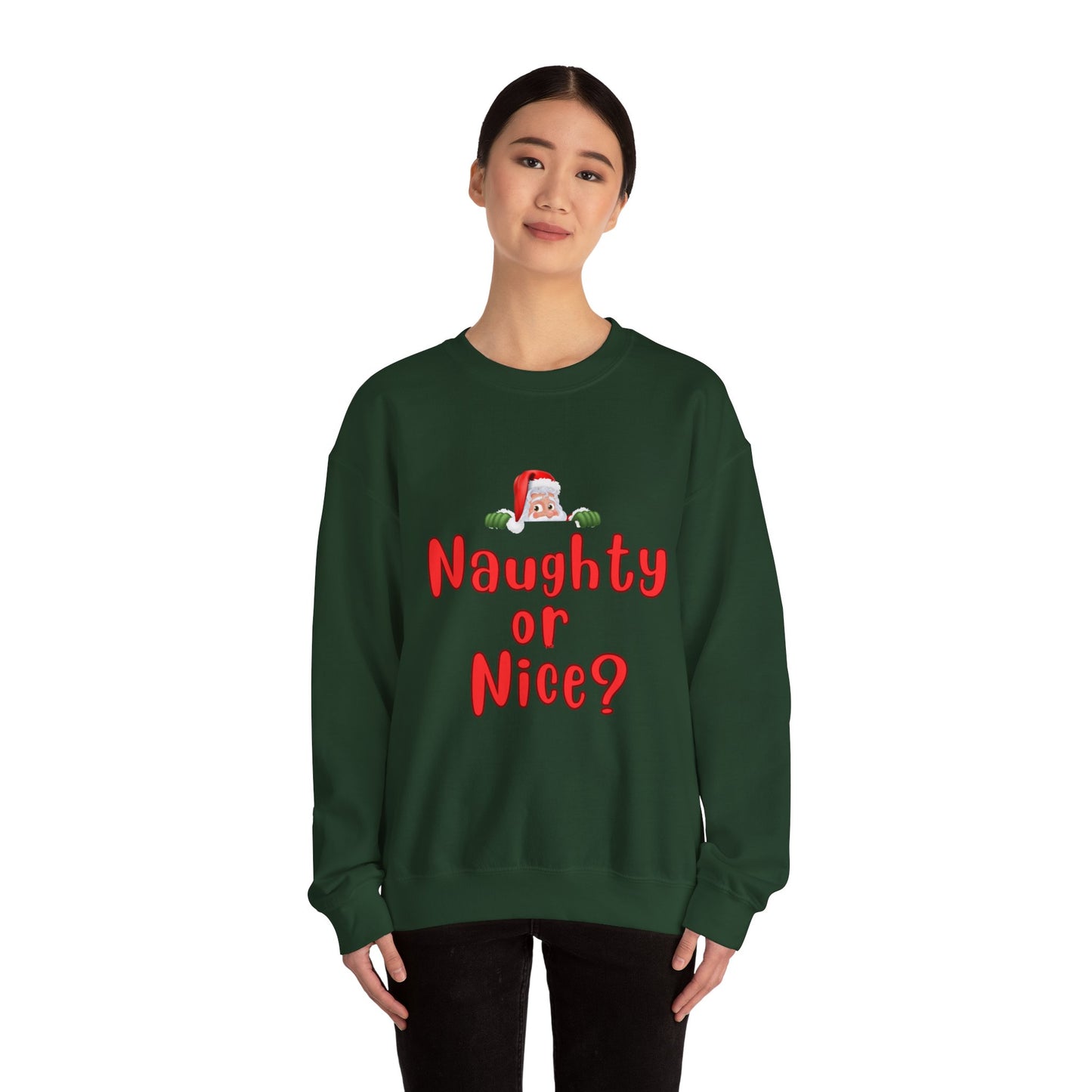 Naughty or Nice Holiday Crewneck Sweatshirt