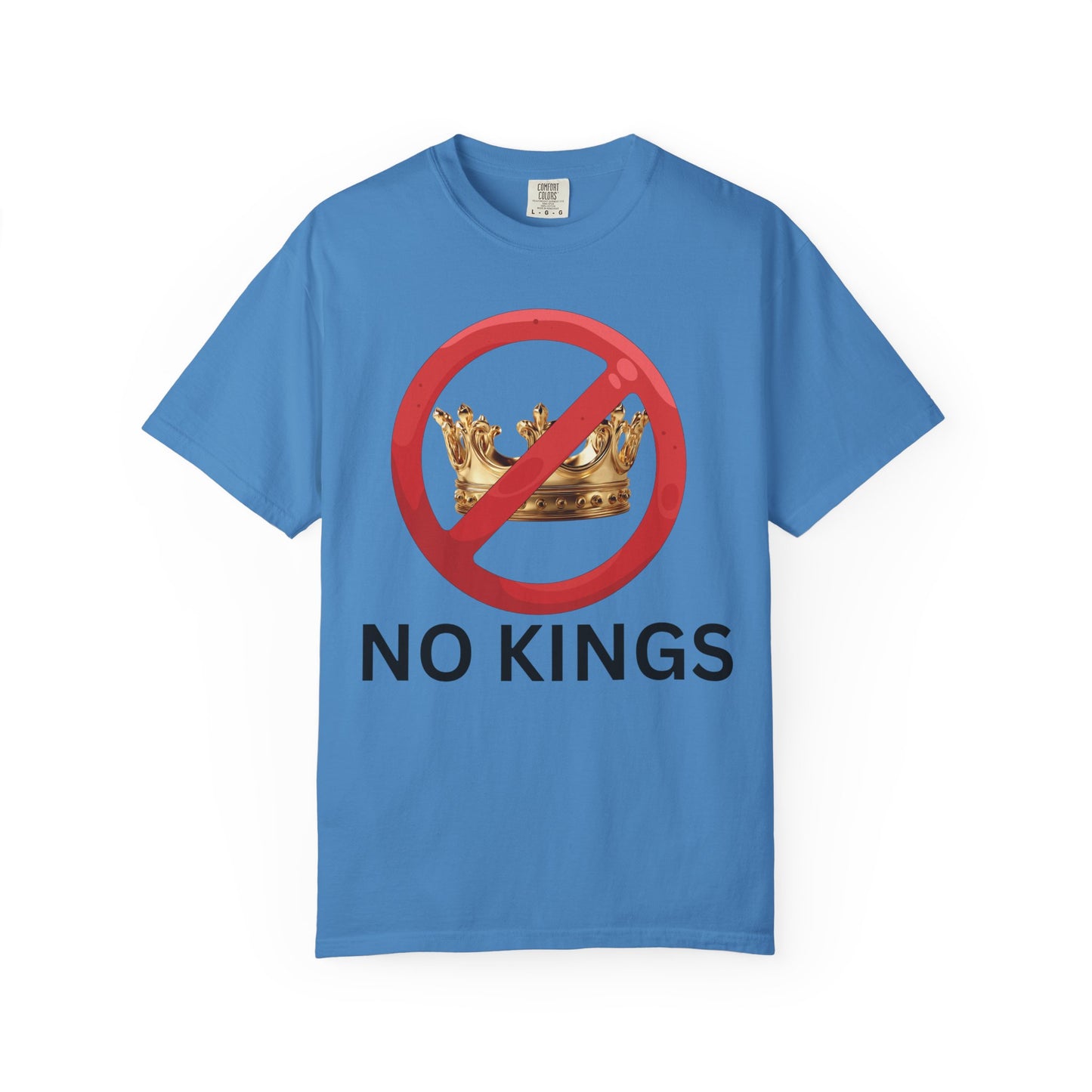 No Kings Unisex Garment-Dyed T-Shirt, Political Protest Mug, Opposing threat to Constitution and Separation of powers