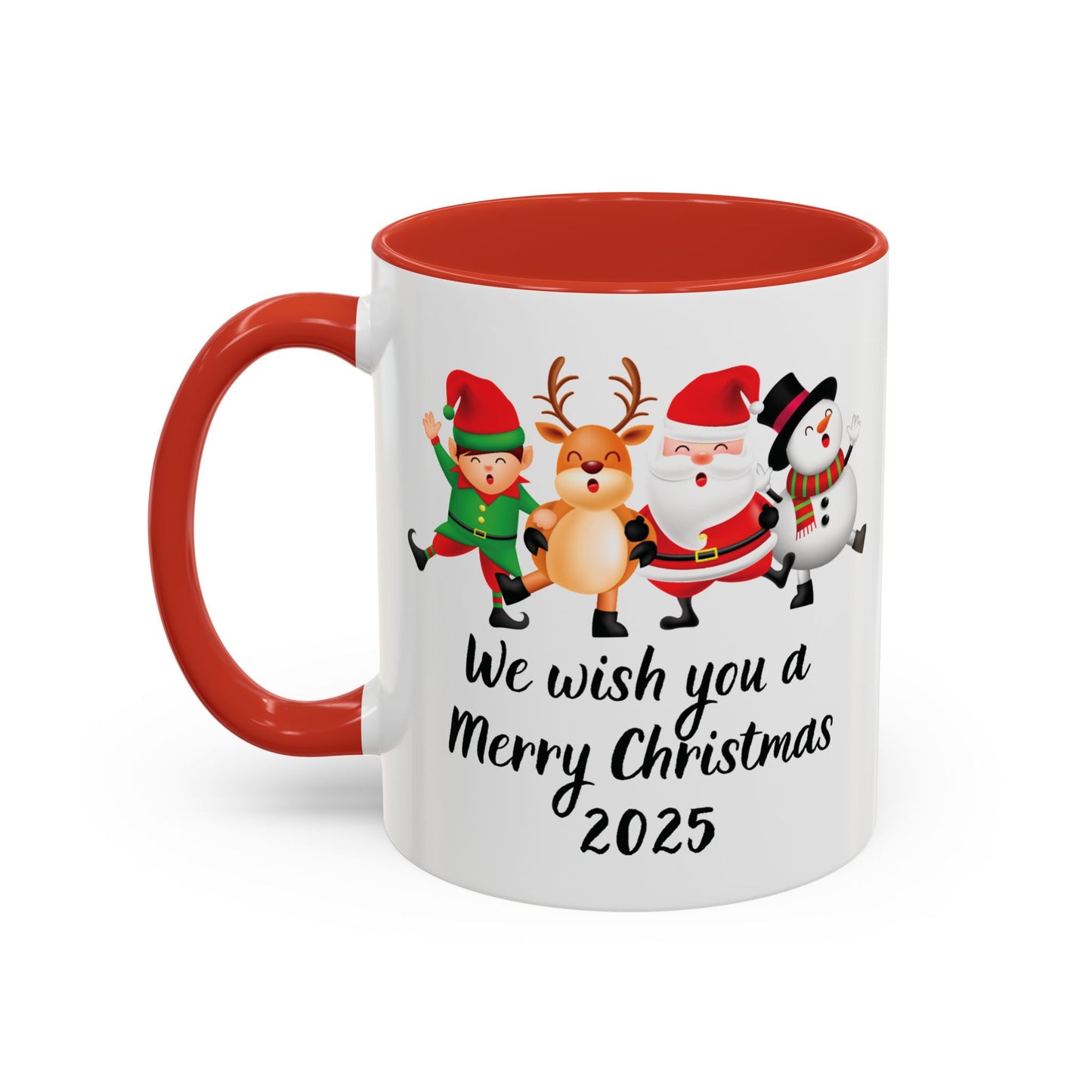 Festive Christmas Coffee Mug 2025- Perfect Holiday Gift for Coffee Lovers, Christmas Decor, Hot Cocoa, Winter Celebrations