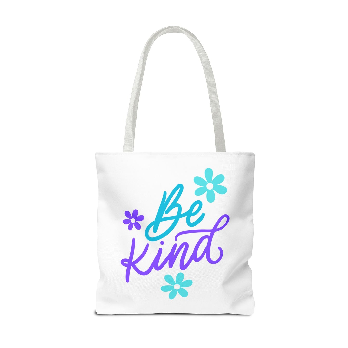 Be Kind Floral Tote Bag | Eco-Friendly Shopping Bag, Gift for Friends, Positive Affirmation Bag, Beach Tote, Everyday Use
