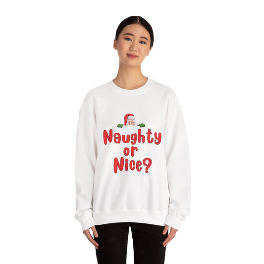 Naughty or Nice Holiday Crewneck Sweatshirt