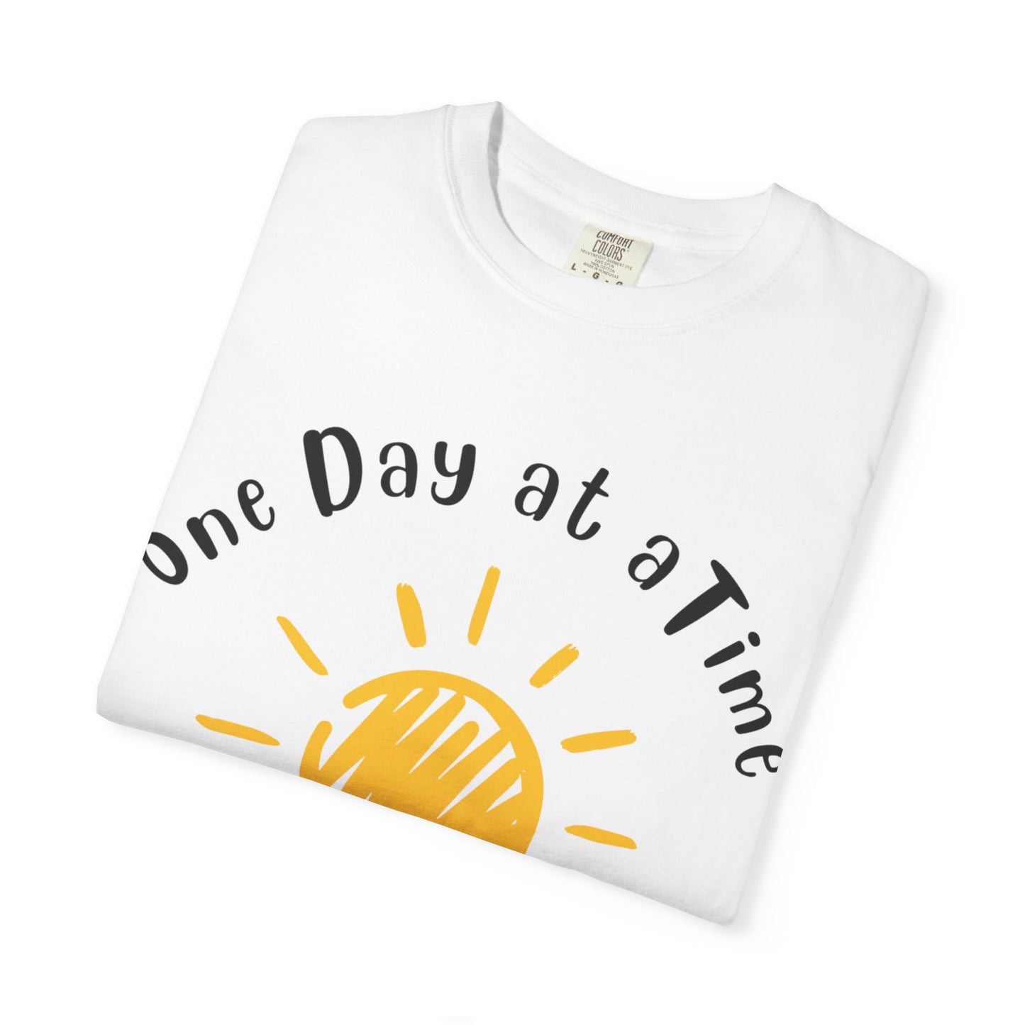Sunshine Inspirational T-Shirt | One Day at a Time | Unisex Gift for Relaxed Living, Motivational Apparel, Everyday Wear, Summer [...]