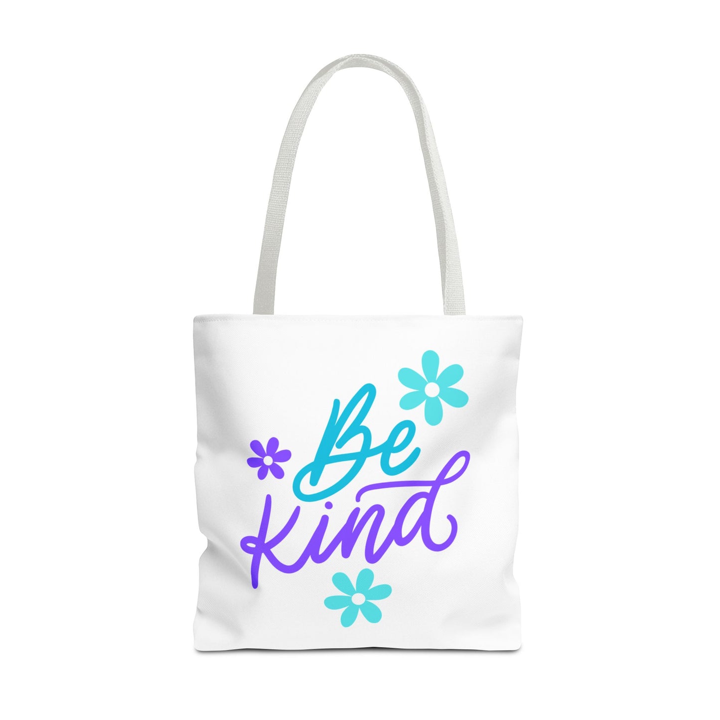 Be Kind Floral Tote Bag | Eco-Friendly Shopping Bag, Gift for Friends, Positive Affirmation Bag, Beach Tote, Everyday Use