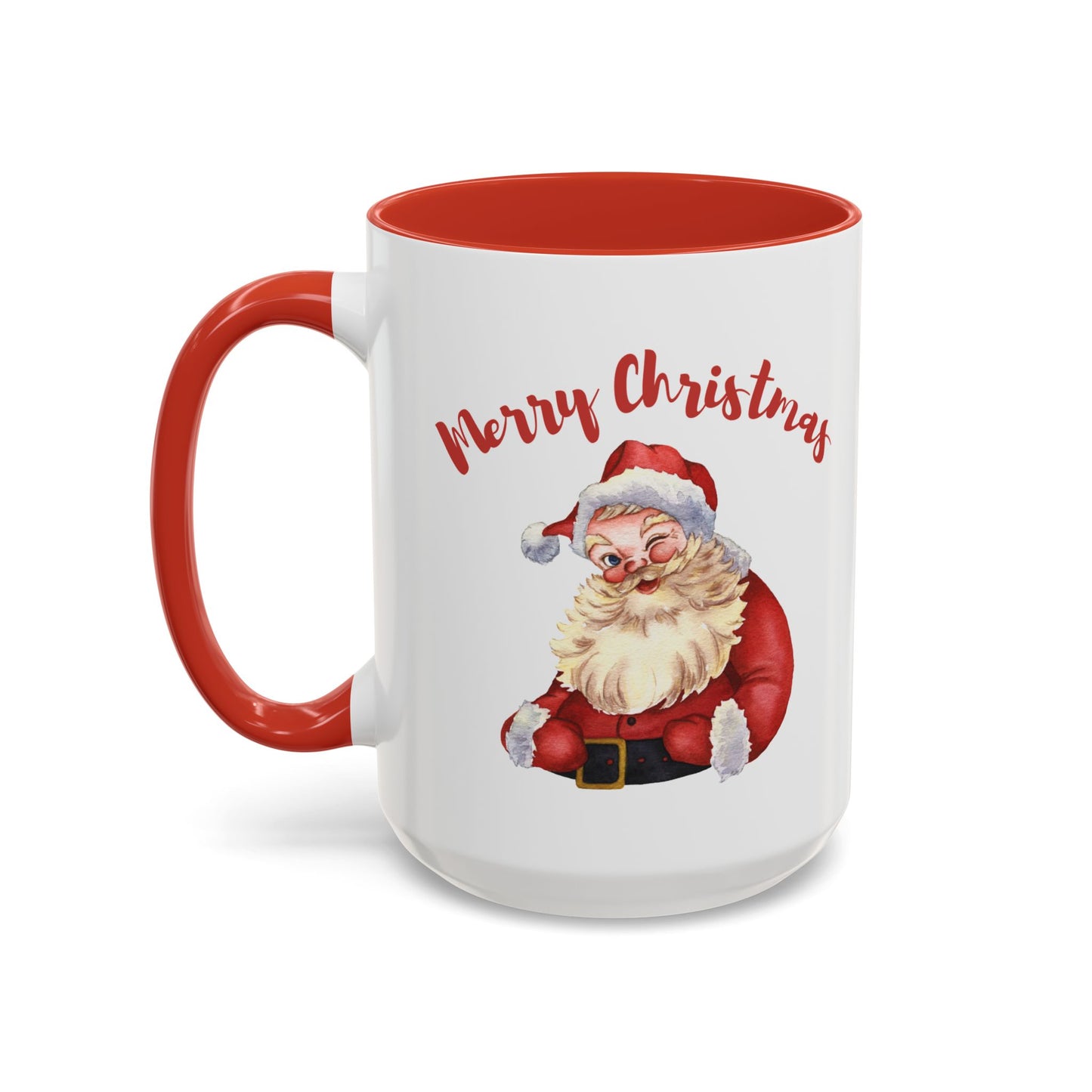 Christmas Old Fashioned Santa Accent Coffee Mug – 11oz & 15oz