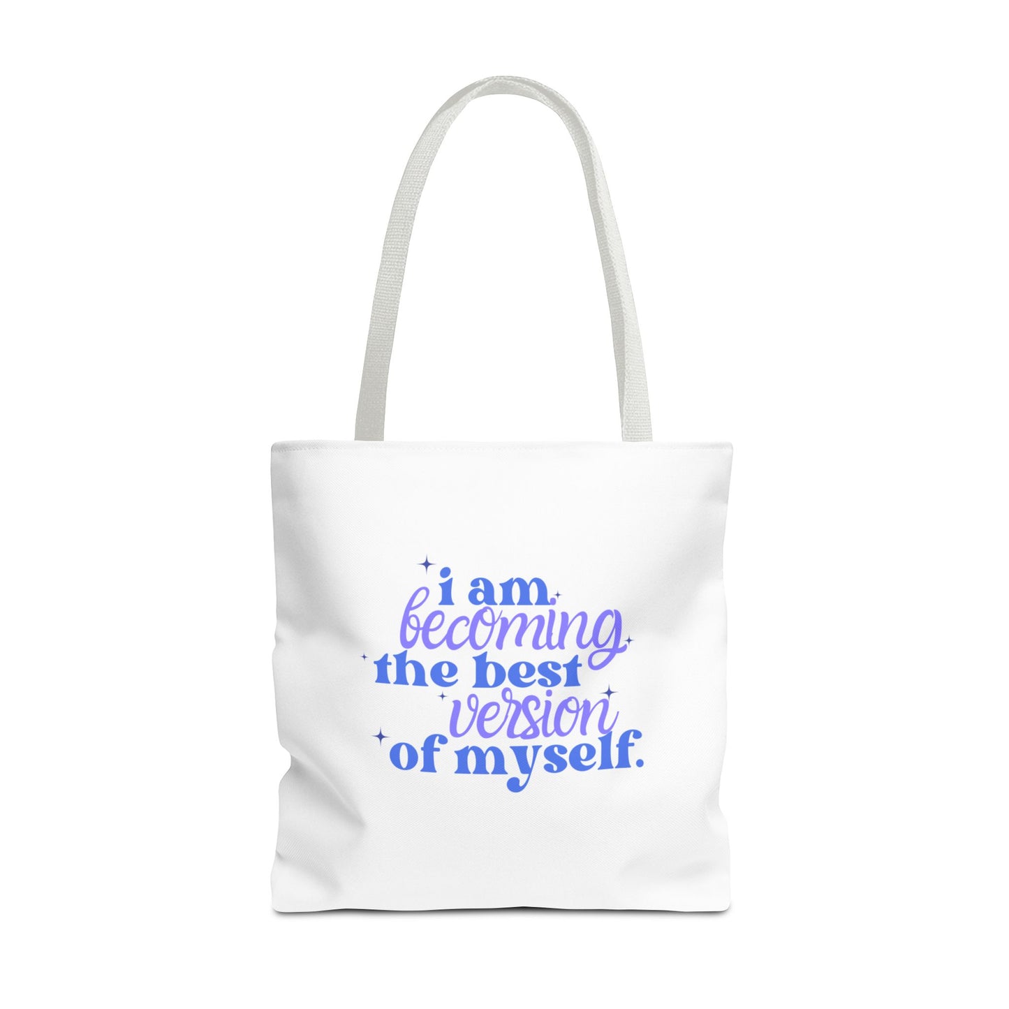 Inspirational Tote Bag, Motivational Bag, Reusable Shopping Bag, Self-Improvement Gift, Eco-Friendly Tote, Everyday Carry