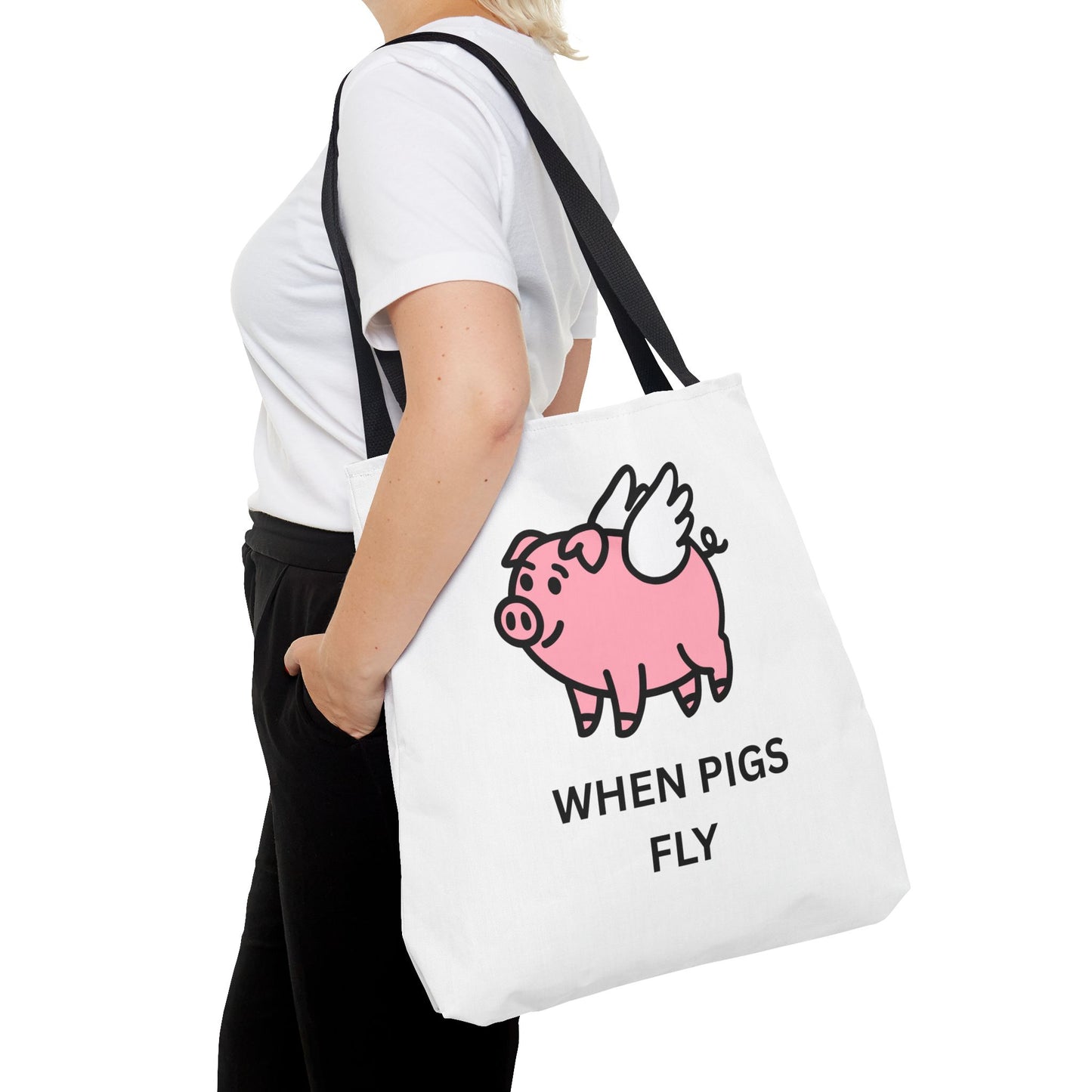 Whimsical Pig Fly Tote Bag, Fun Eco-Friendly Shopping Bag, Cute Gift for Animal Lovers, Funny Reusable Grocery Bag, Great for [...]