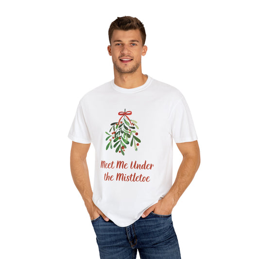Mistletoe T-Shirt - Meet Me Under the Mistletoe Holiday Tee