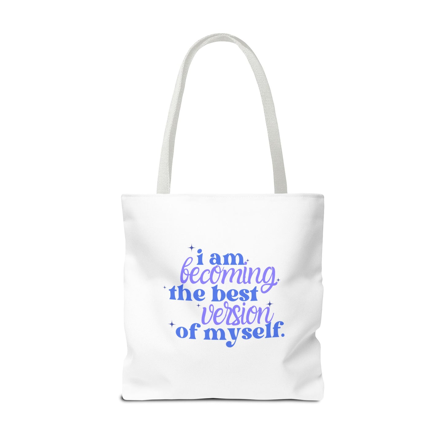 Inspirational Tote Bag, Motivational Bag, Reusable Shopping Bag, Self-Improvement Gift, Eco-Friendly Tote, Everyday Carry